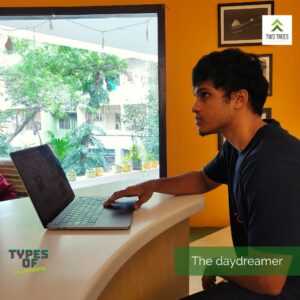 Types of co-workers - The Daydreamer